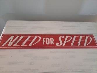 Need For Speed Sign
