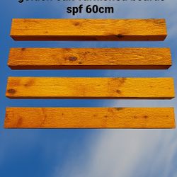 Decorative Household Board. Real SPF Wood. Golden Oak Varnish