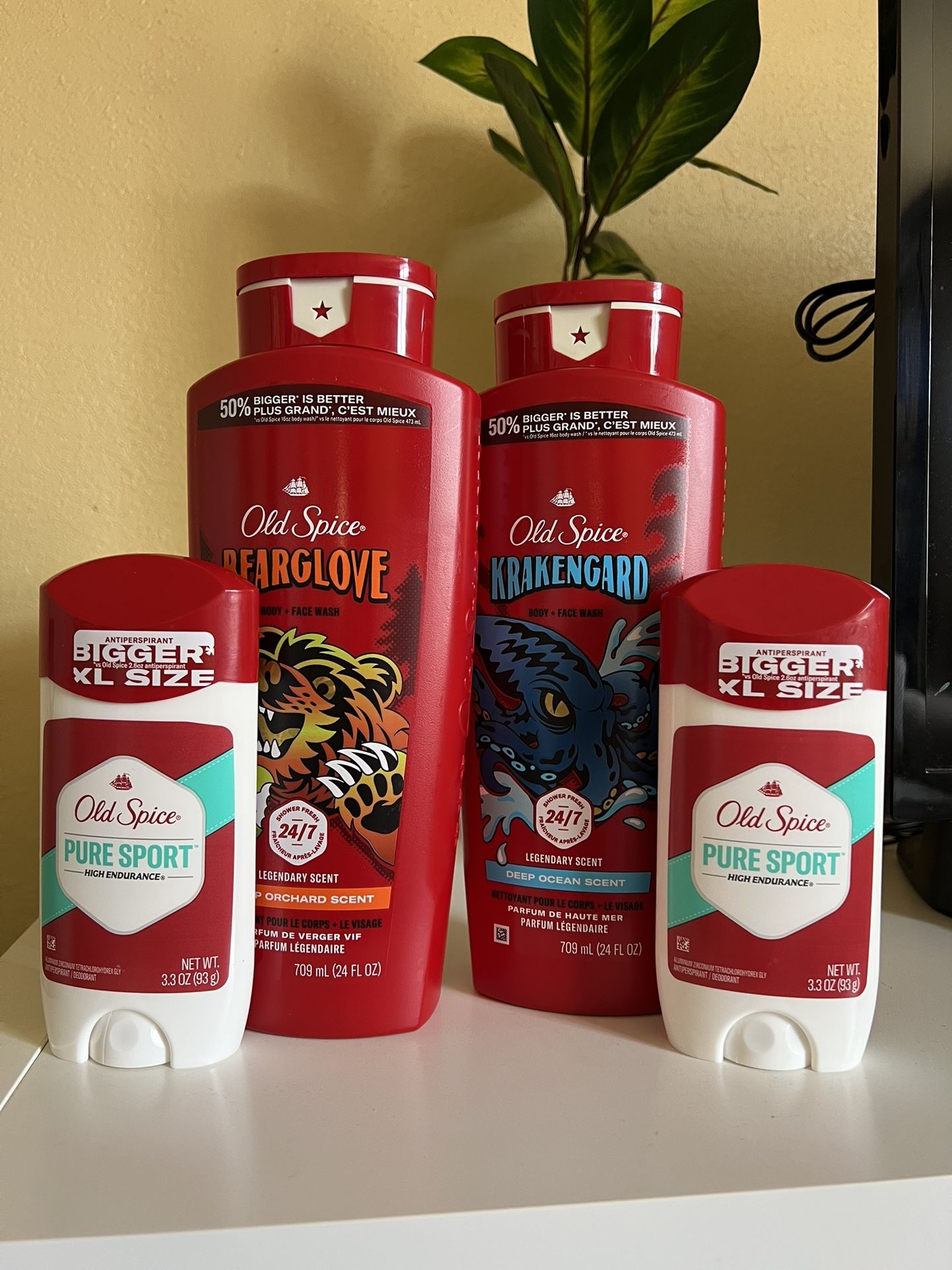 Old Spice Body Wash And Deodorant 