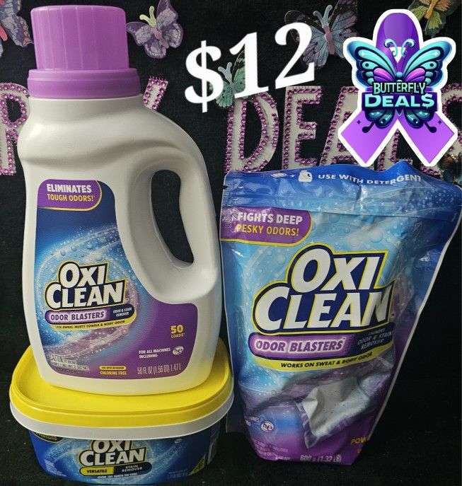 Oxi Clean Bundle $12