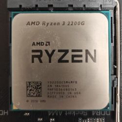 AMD Ryzen 2200G CPU For Gaming PC Desktop Computer 