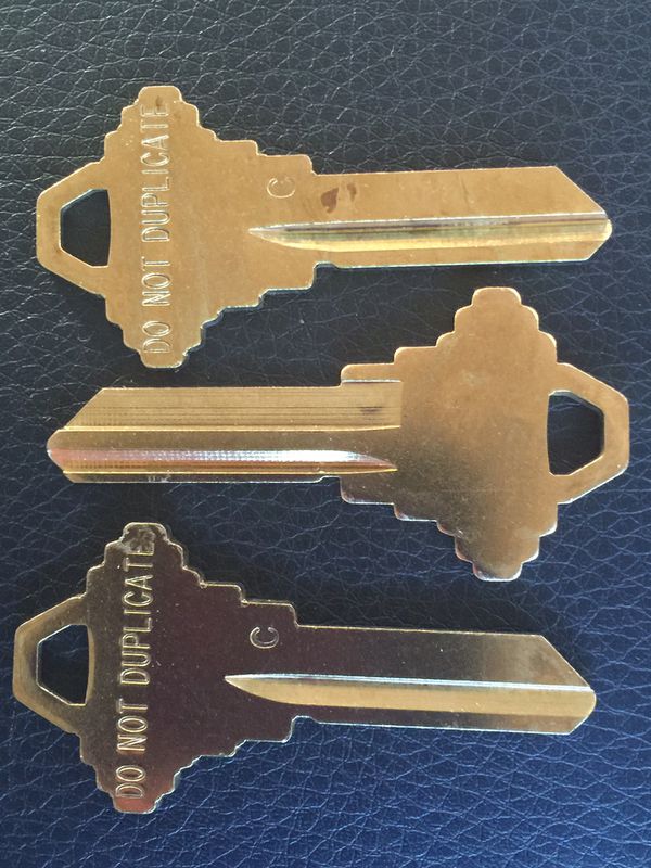do not duplicate key