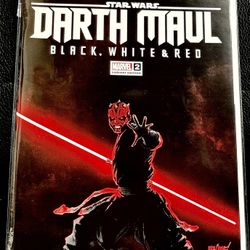 STAR WARS DARTH MAUL BLACK WHITE RED #2 1:25 VARIANT RETAIL INCENTIVE-NM