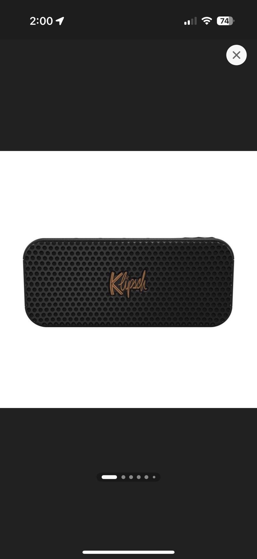 Klipsch Nashville Portable Bluetooth Speaker