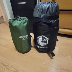 sleeping bag and mat