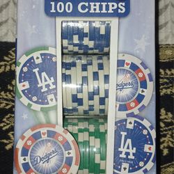 Official MLB Dodgers Poker Chips