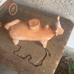 Mid Century Steer Creamer With Lid $15 