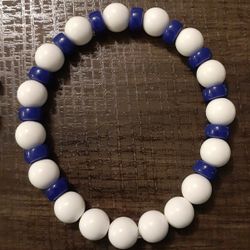 White Bead Bracelets