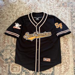 Colosseum Men San Francisco Jersey Baseball Color Black Size XL