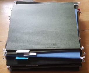 Hanging File Folders, Letter Size. (10 Count)