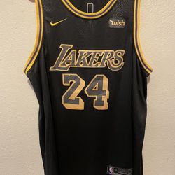 NBA Kobe Bryant Black Mamba RARE Jersey  Los Angeles Lakers LA 54