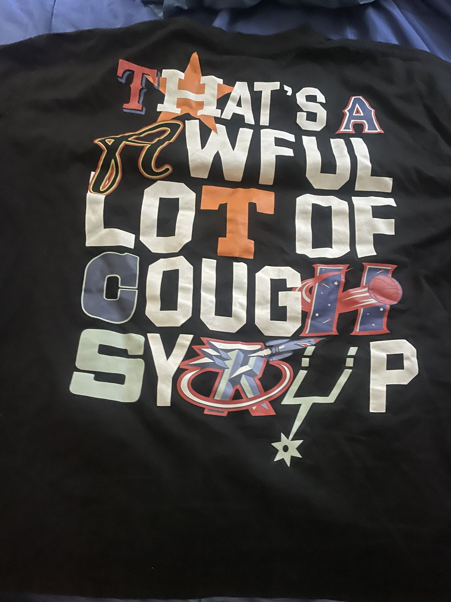 Awful Lot Of Cough Syrup Shirt Size Xl