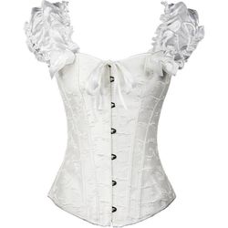 White Off Shoulder Corset Top