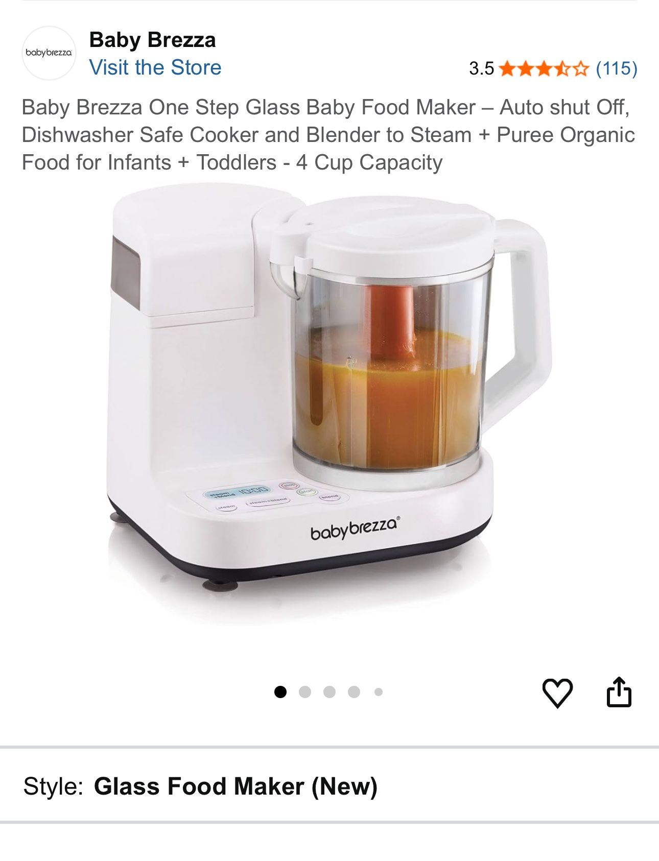 Baby brezza Food Maker