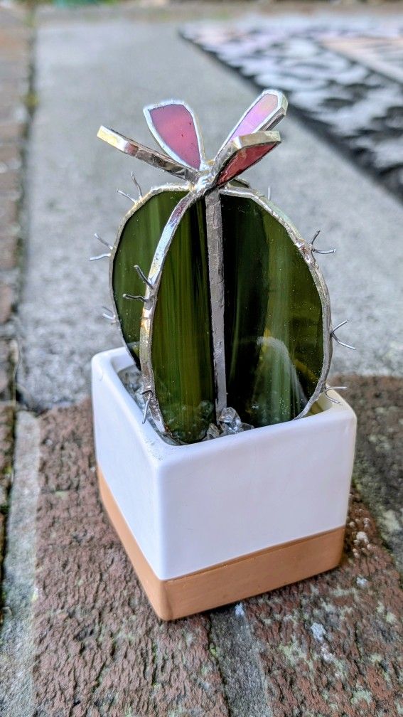 Stained Glass Cactus 