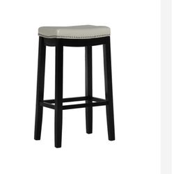 Bar Stool White Linón Home Decor