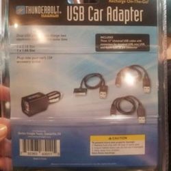 Thunderbolt USB Car Adapter Kit