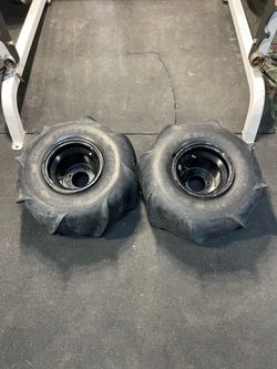 Quad sand paddles tires