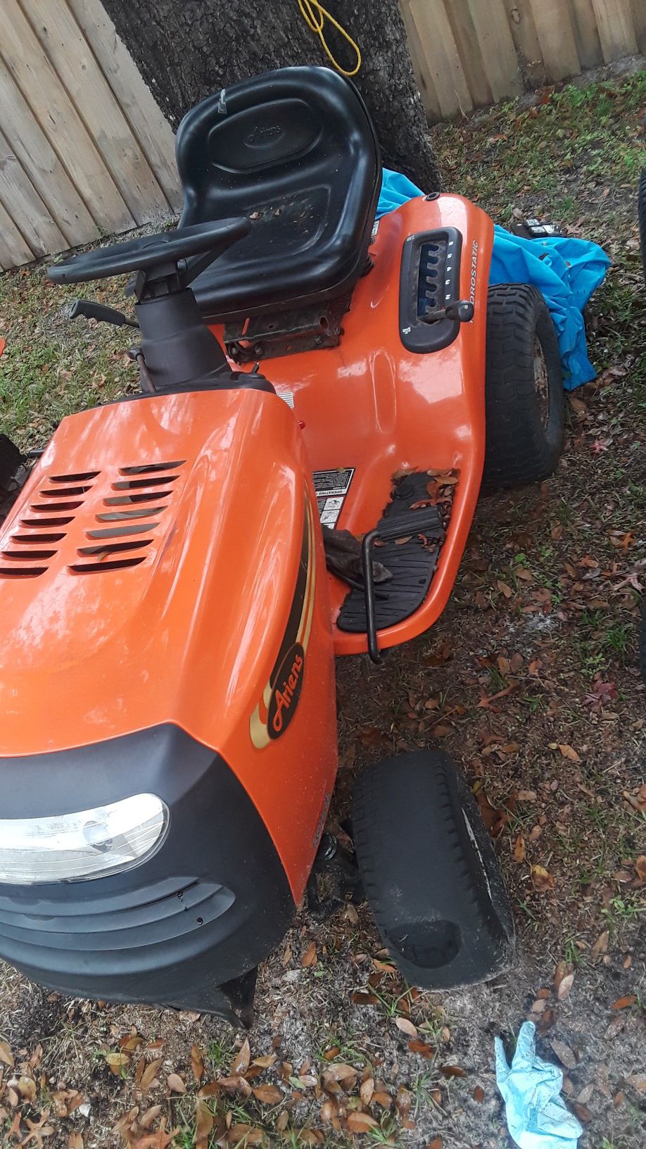 Ariens riding mower for parts