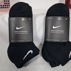 Nike every day cotton cushioned low with dri-fit technology