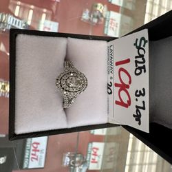 Silver/925 Engagement Ring