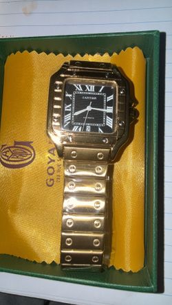 Gold Cartier watch
