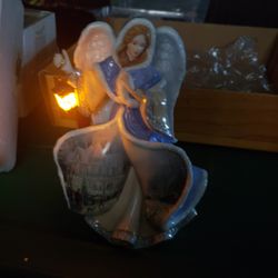 New In Box With Coa. Thomas Kinkade Angel Of Light She Lights Up Beautiful Piece 20 Takes It