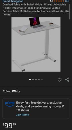 Overbed table