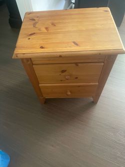 Pine night stand