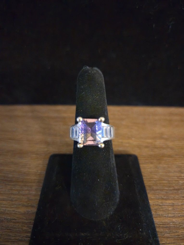 Genuine Ametrine Ring