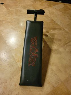 Weider bench slant sit up