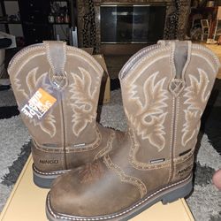 HISEA NINGO Steel Toe Work Boots