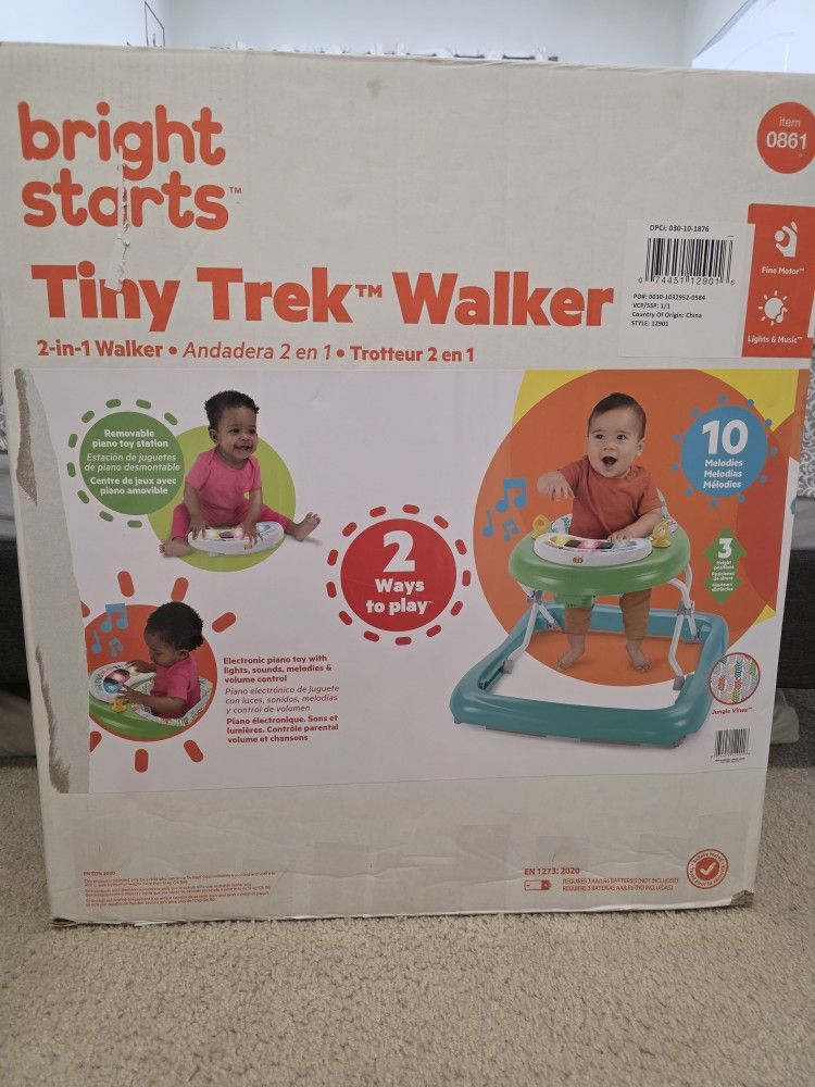 New Walker - Bright Starts 2 In 1 Walker