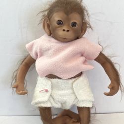 The Ashton-Drake Galleries 16 inch Realistic Newborn Baby Monkey Doll