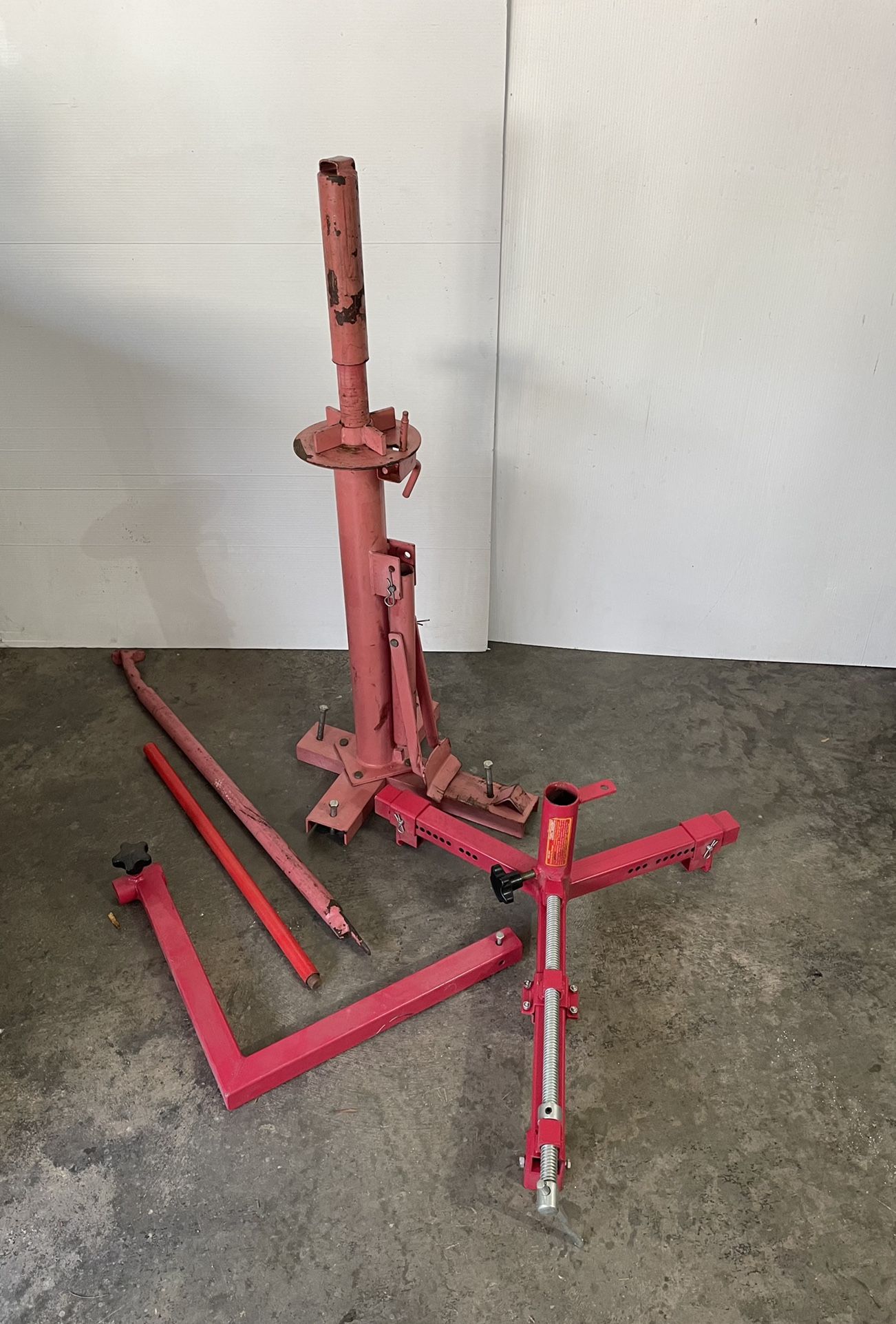 Manual Tire Changer with Motorcycle Tire Changer Adapter