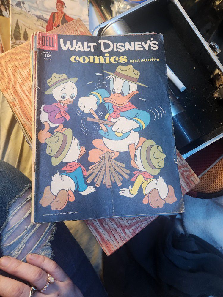 Vintage Walt Disney Comic Books 