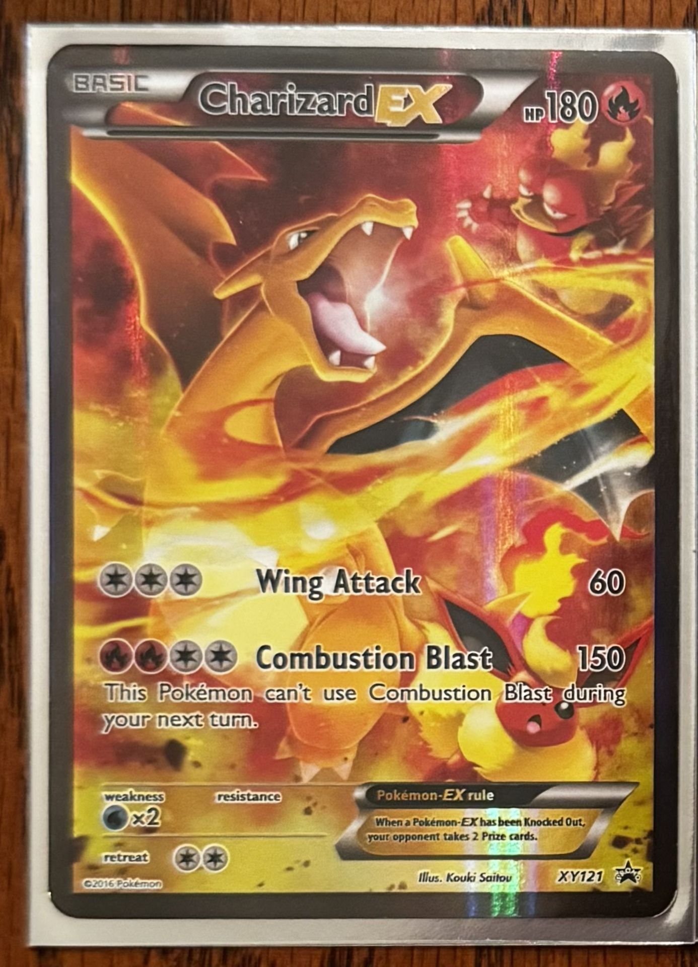 Pokemon Charizard EX Full Art Promo 2016 XY121
