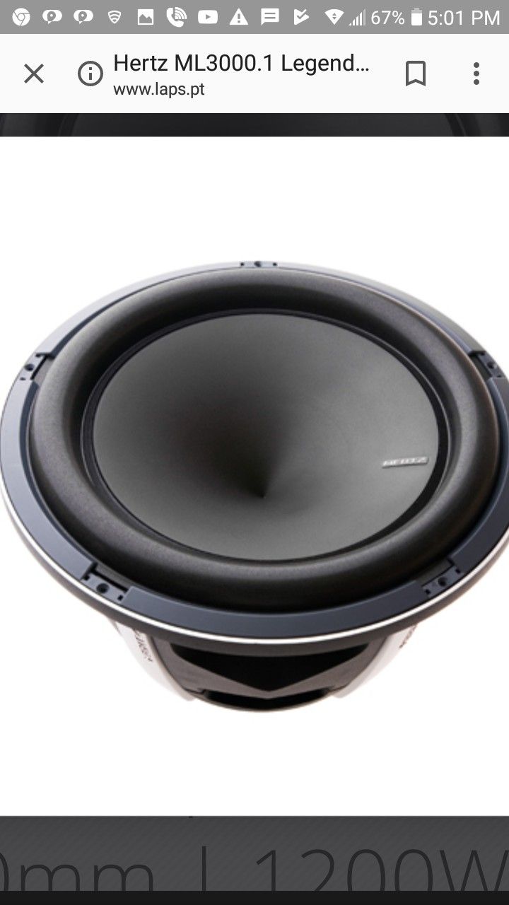 Hertz ML 3000 Subwoofer