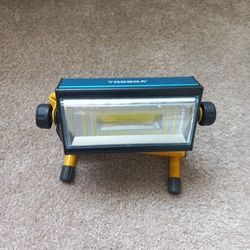 100W COB Rechargeable Work Light, LED Work Lights, Waterproof Portable Flood Light with Stand for Outdoor Camping, Hiking, Garage, Car