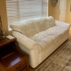Leather Sofa / Sofa Bed