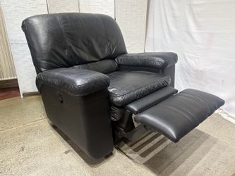 LA-Z-BOY Wide Onyx Black Manual Recliner