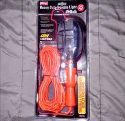 NEW heavy duty trouble work light with Bulb
