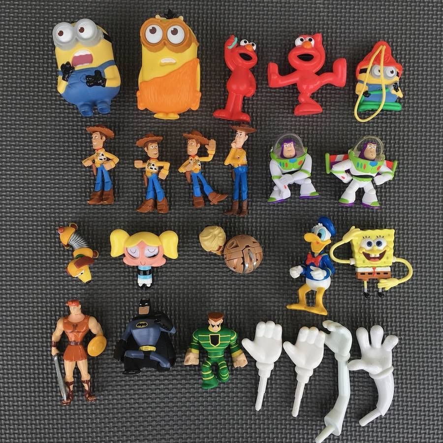 Assorted Disney Elmo Batman Harry Potter Snitch Minifigs Figurines