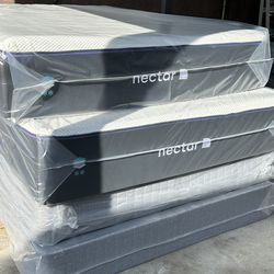 Nectar Mattress.    Nectar Premier Queen Soze 13"  Medium Firm Gel Memory Foam.     Brand New Mattress.     Delivery Available