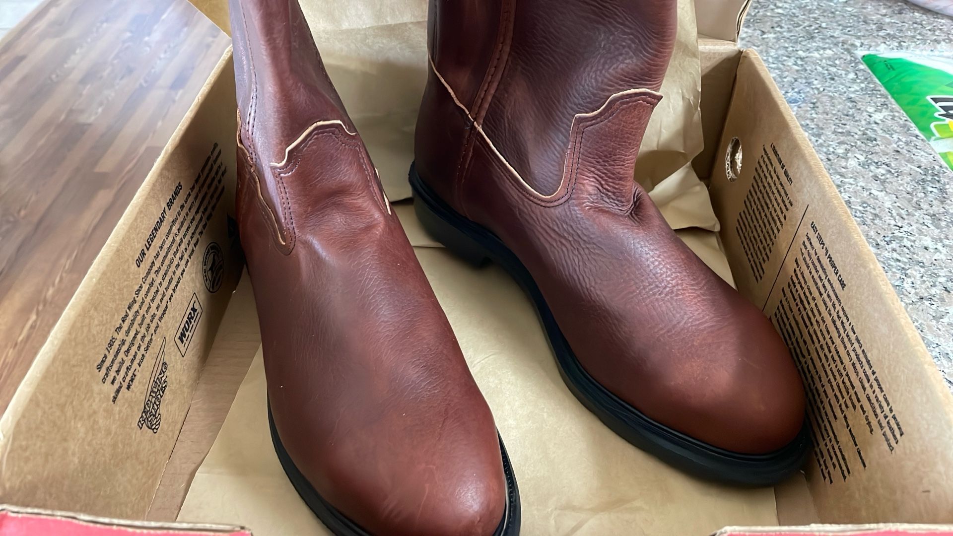 Work Boots Redwing Boots Fathers Day Boot Man Boot New Boots In Box Water Proof Boot Redwing