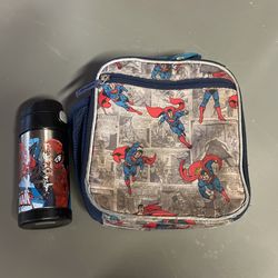 Pottery Barn Lunch Box And Thermo Bottle 