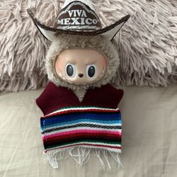 Hat And Poncho For Labubu 
