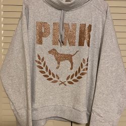 Pink Mock Hoodie