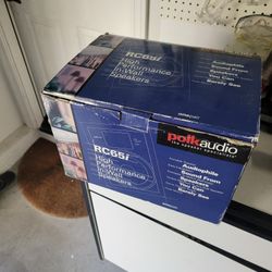 Polk Audio RC65i In Wall Speakers - New In Box