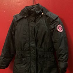 Girls Polo Mid Length Coat Jacket